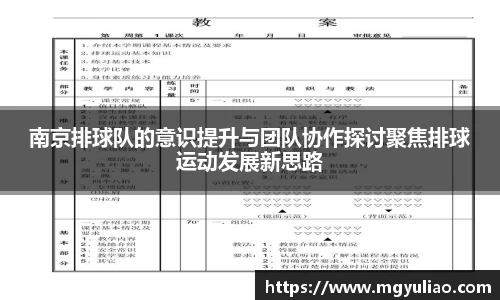 南京排球队的意识提升与团队协作探讨聚焦排球运动发展新思路